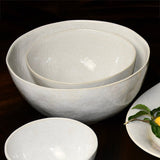 Carmel Ceramica COZINA SERVING BOWL White