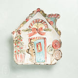 Etta B Pottery GINGERBREAD HOUSE ON ETTA B LANE TRAY