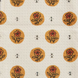 Geometry ARTISANAL FLORAL CREAM TEA TOWEL