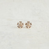 Virtue WHEEL FLOWER STUD EARRINGS Gold