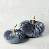 K and K Interiors VELVET STUFFED PUMPKIN