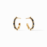 Julie Vos SOHO GOLD HOOP EARRINGS Mixed Metal Small