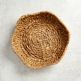 Creative Co-op BRAIDED BANKUAN BOWLS WITH SCALLOPED EDGE 13