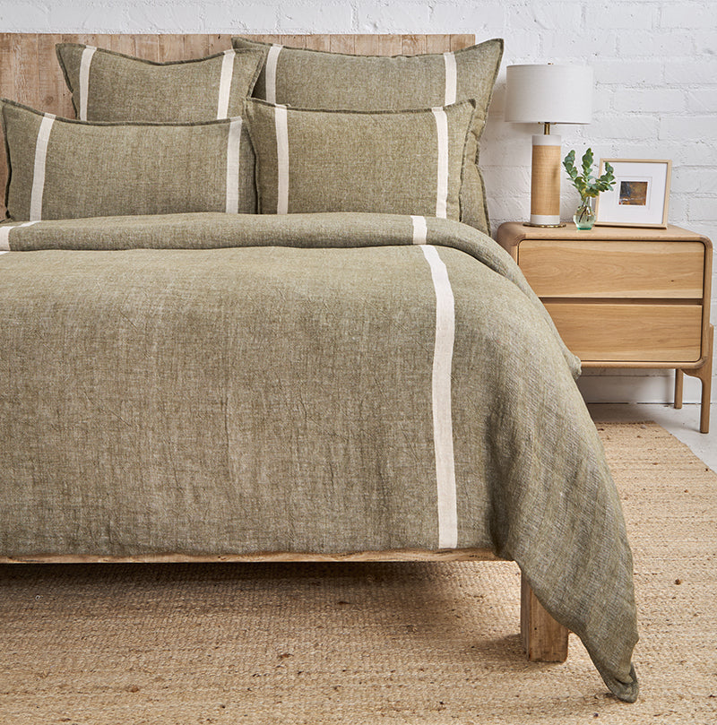 Pom Pom At Home RORY DUVET Moss Flax
