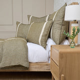 Pom Pom At Home RORY BIG PILLOW Moss Flax 28 x 36