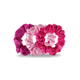 Teleties SILK SCRUNCHIE PACK OF 3 Rose All Day Large
