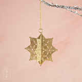 Creative Co-op METAL 3D SNOWFLAKE ORNAMENT C