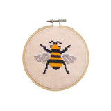 Cotton Clara Craft Kits and Supplies BUMBLE BEE CROSS STITCH KIT