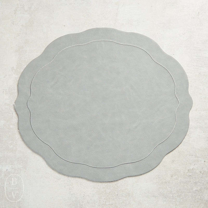 Kim Seybert TAILORED PLACEMAT Steel Gray