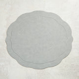 Kim Seybert TAILORED PLACEMAT Steel Gray