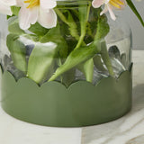 Europe 2 You 2 IN 1 SCALLOPED BLOOM VASE