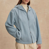 Varley ROSIA FLEECE HOODIE Ashley Blue