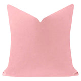 Laura Park Designs 22 x 22 SOLID VELVET THROW PILLOW Blush Pink