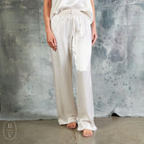 PJ Harlow JOLIE SATIN PANT Egg Nog