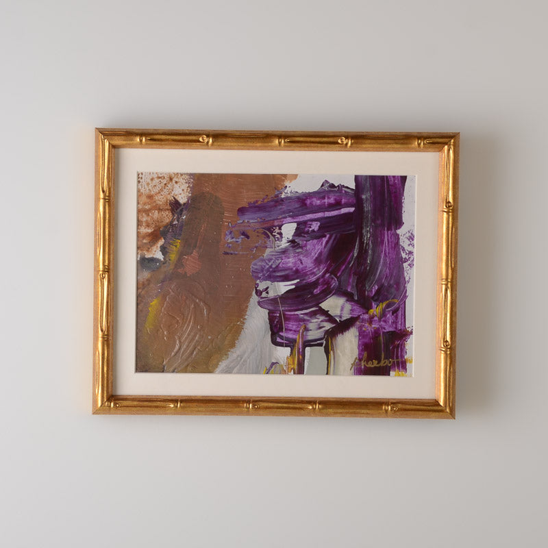 FRAMED PALETTE SERIES 8X10 GOLD BAMBOO No 5