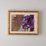 FRAMED PALETTE SERIES 8X10 GOLD BAMBOO No 5
