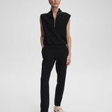 Varley LORETTA HALF ZIP SLEEVELESS SWEAT
