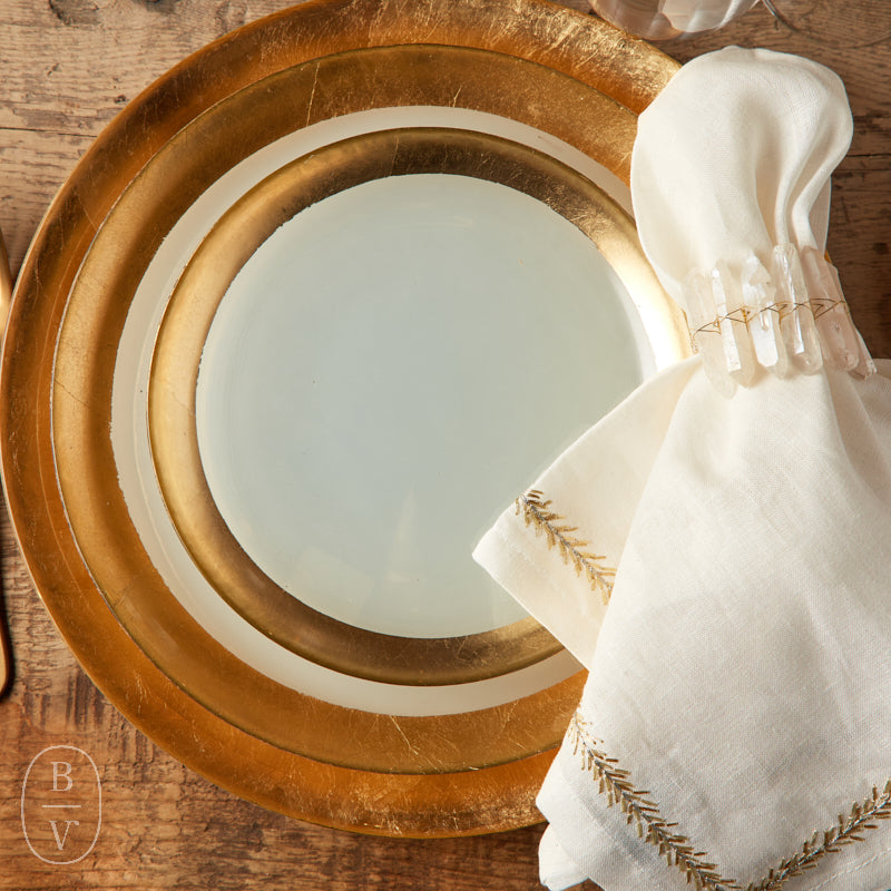 Casafina by Costa Nova CAMILLA GLASS CHARGER PLATE