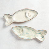 Etta B Pottery FISH DIP DISH