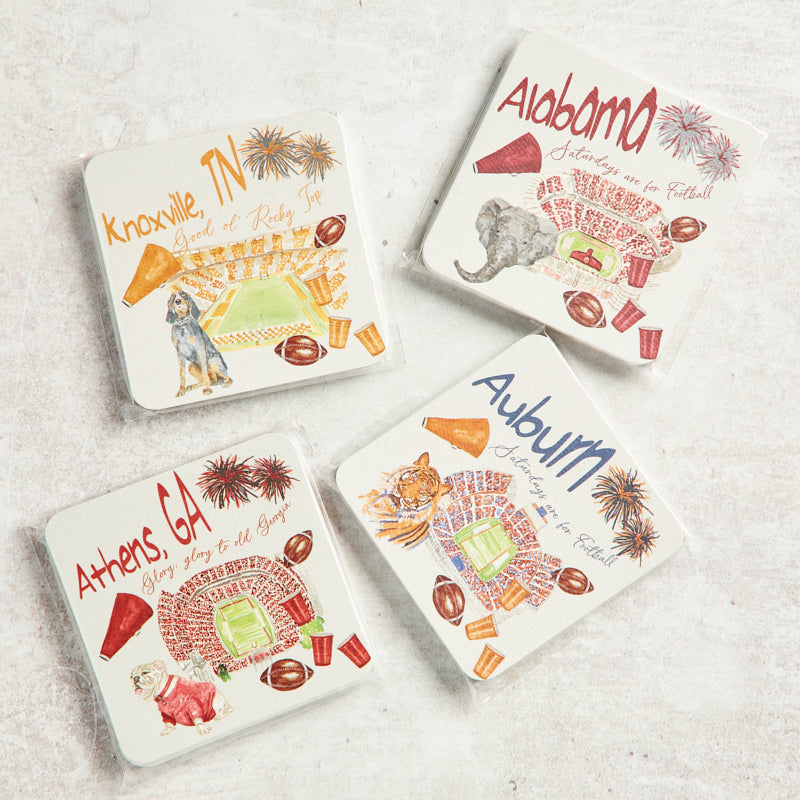 French Graffiti GAMEDAY PAPER DRINK COASTER