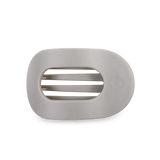 Teleties FLAT ROUND CLIP Silver Flame