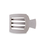 Teleties FLAT SQUARE CLIP Silver Flames