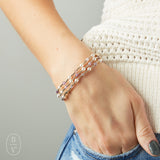 eNewton Design PEARL SINCERITY PATTERN BEAD BRACELET