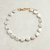 Virtue COIN PEARL NECKLACE White Black
