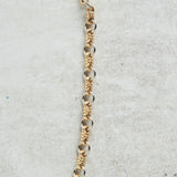 CV Designs GOLD/SILVER SMALL LINKS NECKLACE - CVNGSS