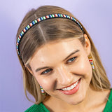 Ink and Alloy SADIE LUXE BEADED HEADBAND