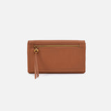 Hobo LUMEN LARGE CONTINENTAL WALLET Warm Honey Pebbled Leather