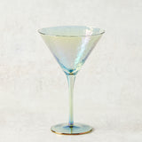 Zodax APERITIVO MARTINI GLASS Luster Blue