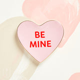 One Hundred 80 Degrees CONVERSATION HEART PLATE Be Mine