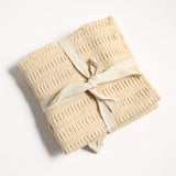 WOVEN COTTON SLUB DISH CLOTHS SET OF 3