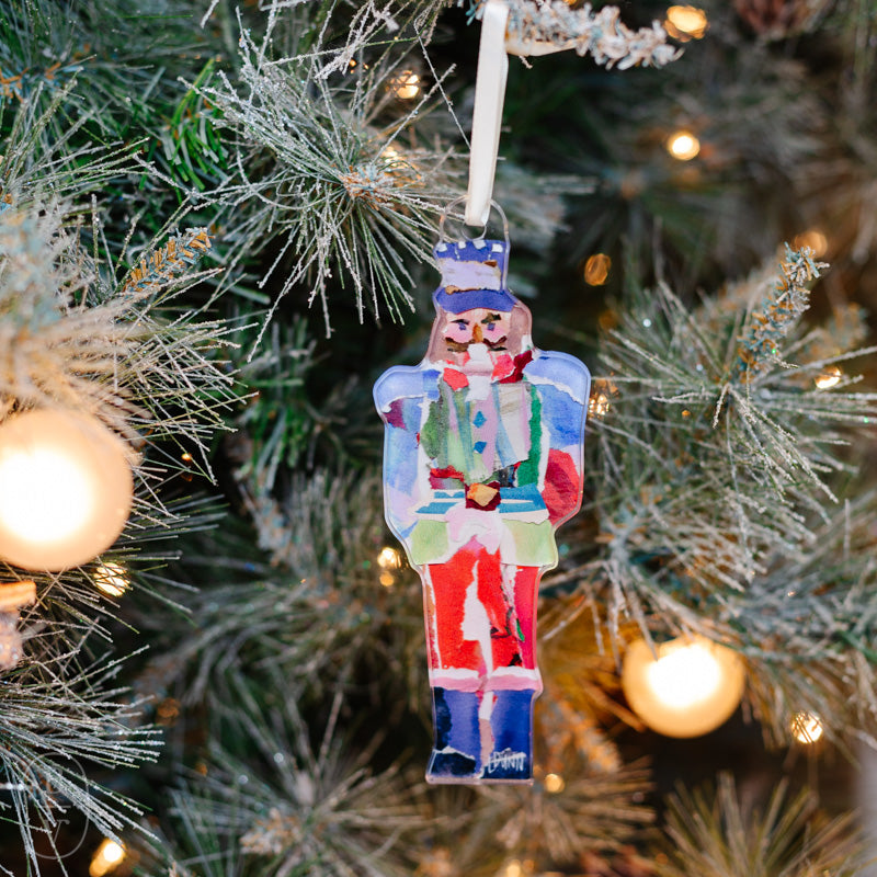 Lauren Dunn ACRYLIC NUTCRACKER ORNAMENT