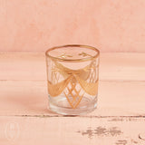 Creative Co-op ETCHED GLASS VOTIVE HOLDER Bunting