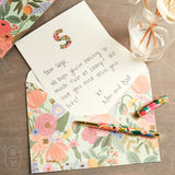 Rifle Paper Co GARDEN PARTY MONOGRAM NOTE CARDS