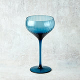 Zodax MADELEINE COCKTAIL GLASS Blue Azure