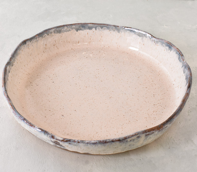 Etta B Pottery FAMILY REUNION DISH Lapis