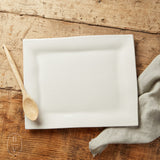 Alex Marshall Studios RECTANGLE PLATTER Gloss White Large