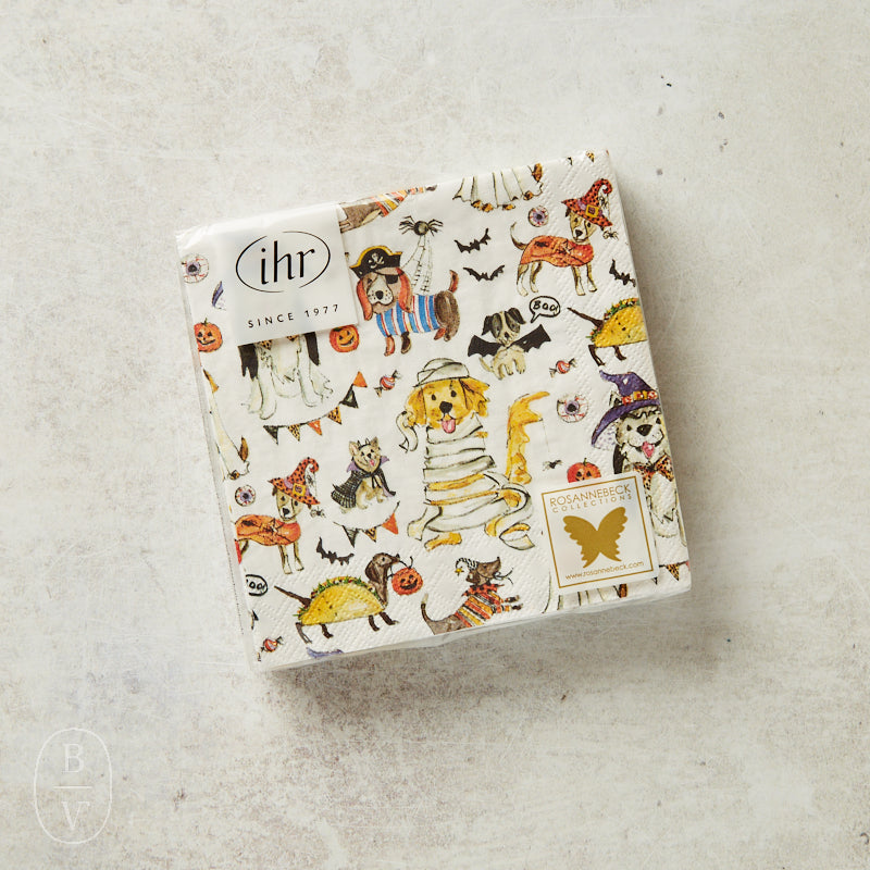 Boston International HALLOWEEN DOGS COCKTAIL NAPKINS
