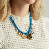 CV Designs BANDANA MULTI CHARM NECKLACE