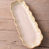 Etta B Pottery SNACK TRAY Matcha Latte