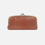 Hobo CORA LARGE FRAME WALLET Patina Metallic Leather