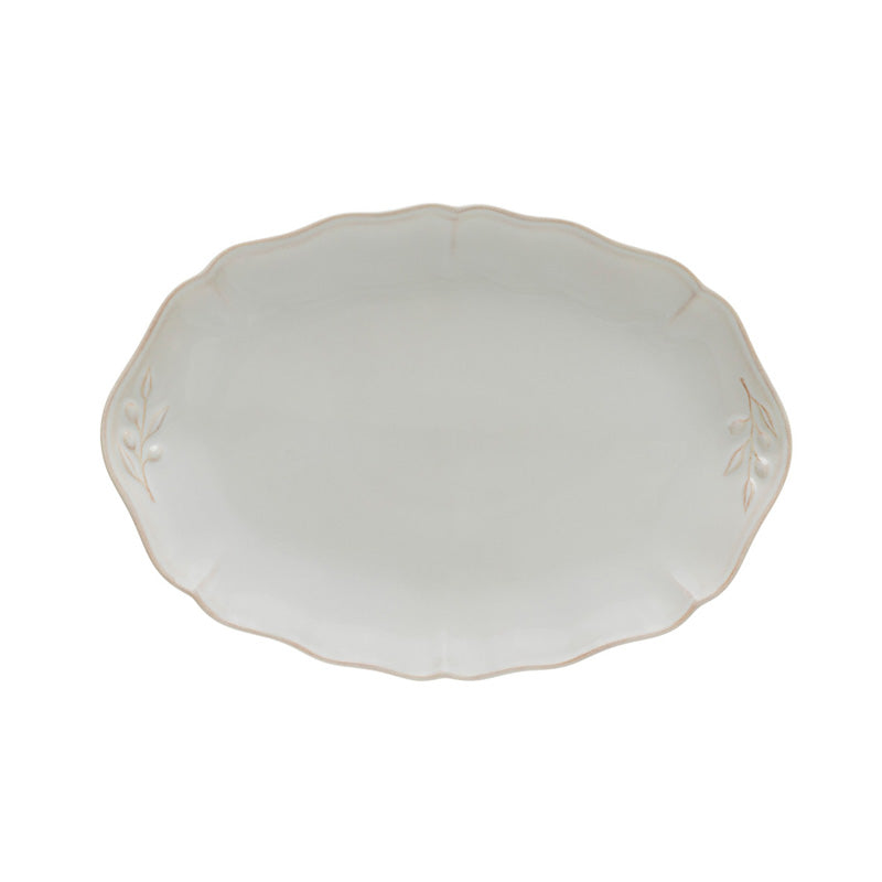 Casafina Living ALENTEJO MEDIUM OVAL PLATTER White