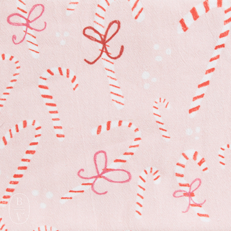 Doe A Deer FULL PATTERN CANDY CANE FLOUR SACK TOWEL