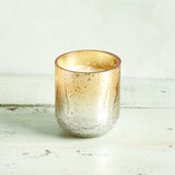 Illume CRACKLE GLASS CANDLE Winter White Small