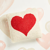 Peking Handicraft RED HEART PILLOW