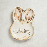 Etta B Pottery HAPPY BUNNY DISH