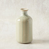 Creative Co-op EMBOSSED STONEWARE VASE Grey 6